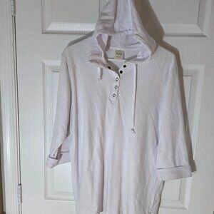 Blair women size large hoodie 3/4 sleeve top size large